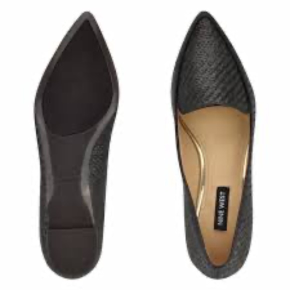 NINE WEST ABAY SMOKING FLAT SIZE 8 - Picture 4 of 6